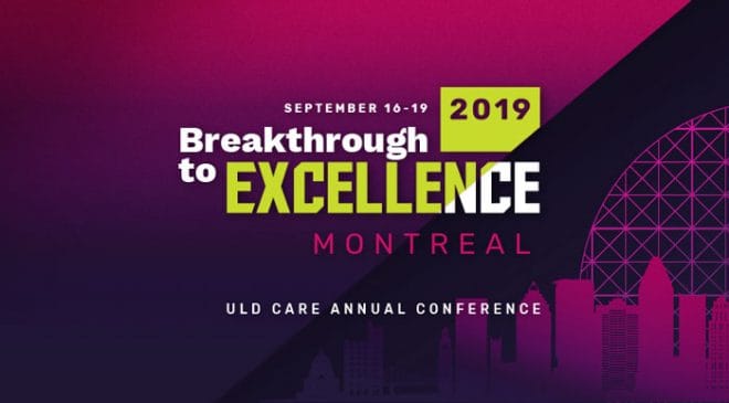 Less than 100 days to go before the annual ULD CARE conference in Montreal